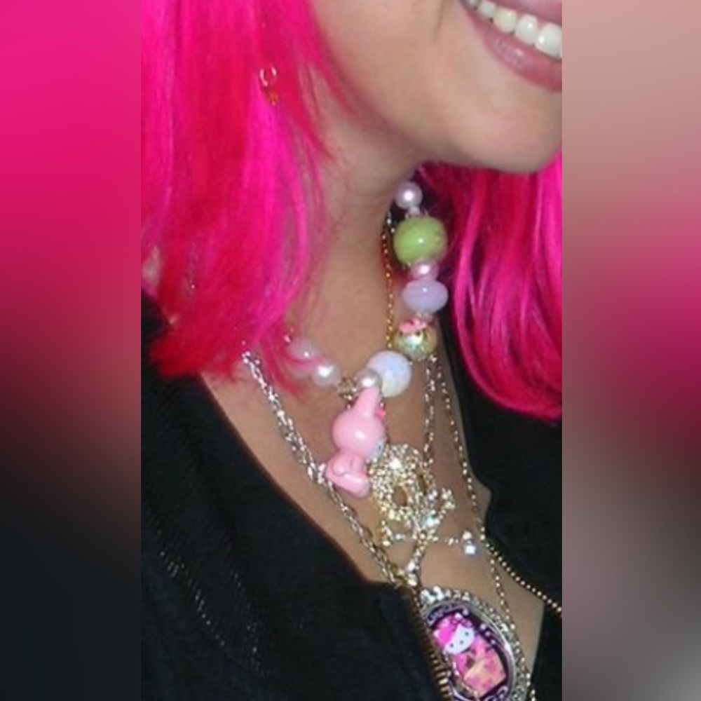 TARINA TARANTINO for Hello Kitty Vintage NWT Coveted Bunny Mascot Necklace 💖 - Picture 9 of 11